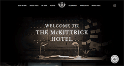 Desktop Screenshot of mckittrickhotel.com